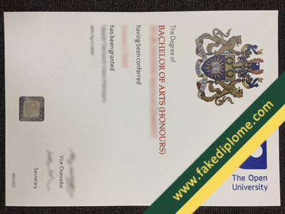 fake Open University diploma, Open University fake degree, fake Open University certificate