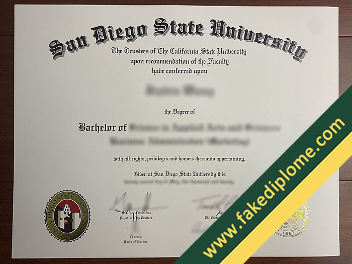 C700F2 How to Buy San Diego State University (SDSU) Fake Diploma in California