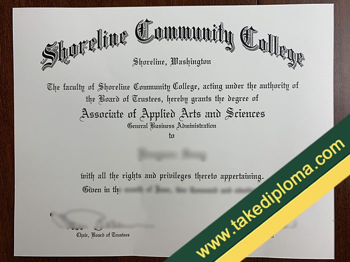 fake Shoreline Community College diploma, Shoreline Community College fake certificate, buy fake degree