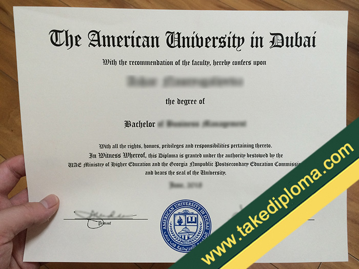 fake American University in Dubai diploma, American University in Dubai fake degree, buy fake AUD certificate