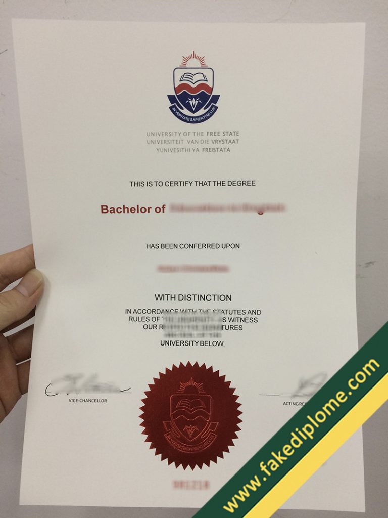C800F 25 768x1024 How to Order University of the Free State Fake Diploma?