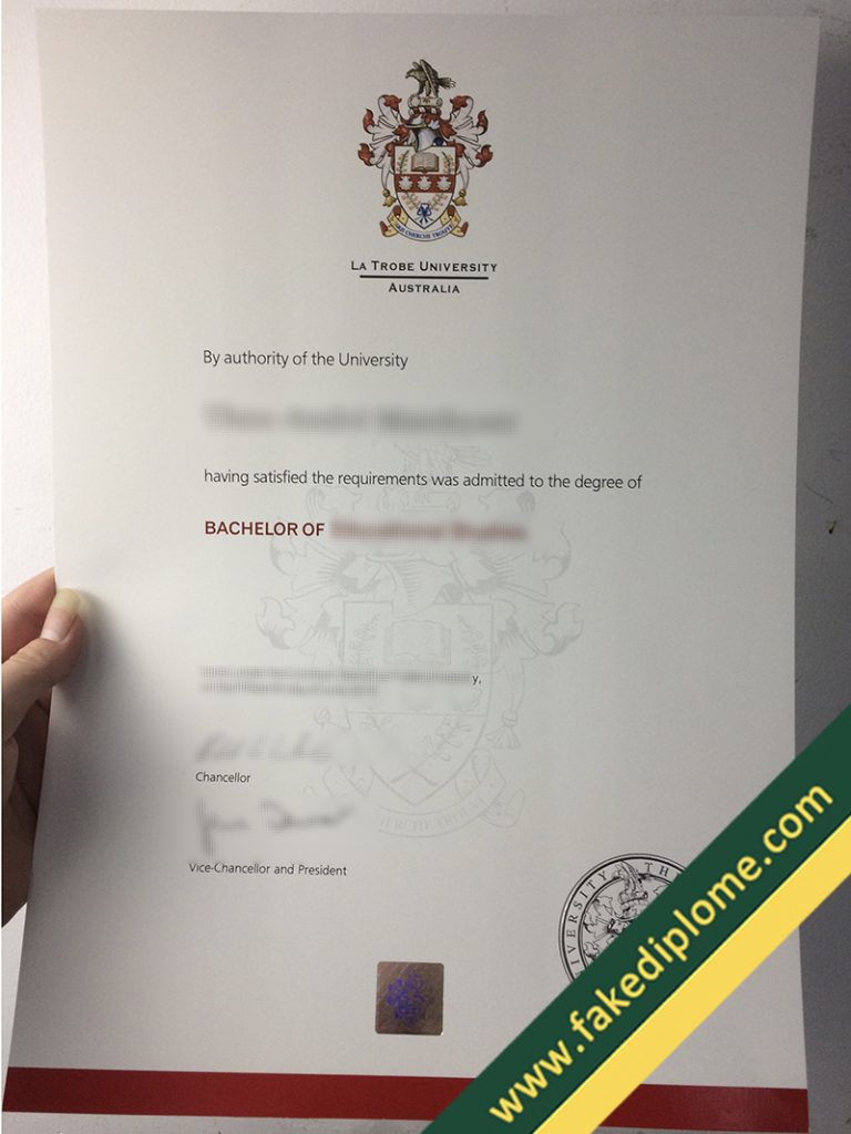 C800F 57 768x1024 How to Create La Trobe University Fake Diploma certificate?