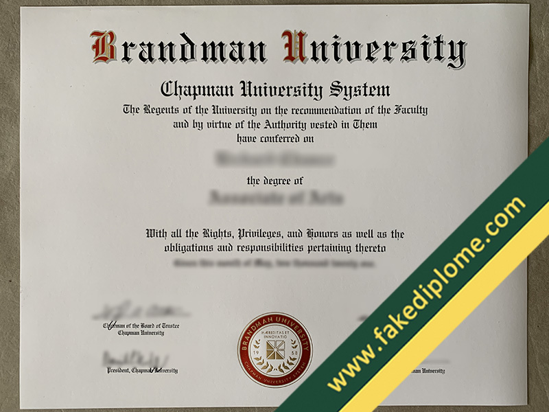 fake Brandman University diploma, fake Brandman University degree, Brandman University fake certificate