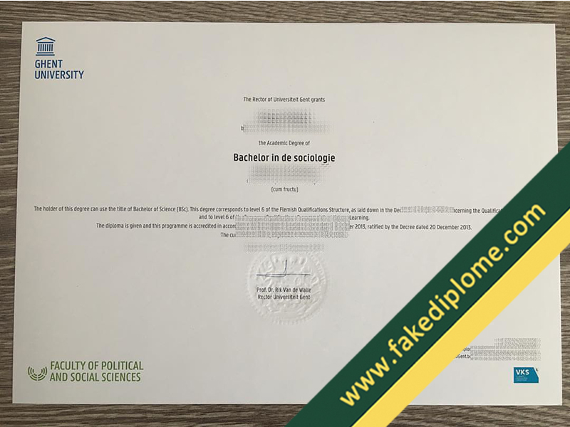 fake Ghent University diploma, Ghent University fake degree, fake Ghent University certificate