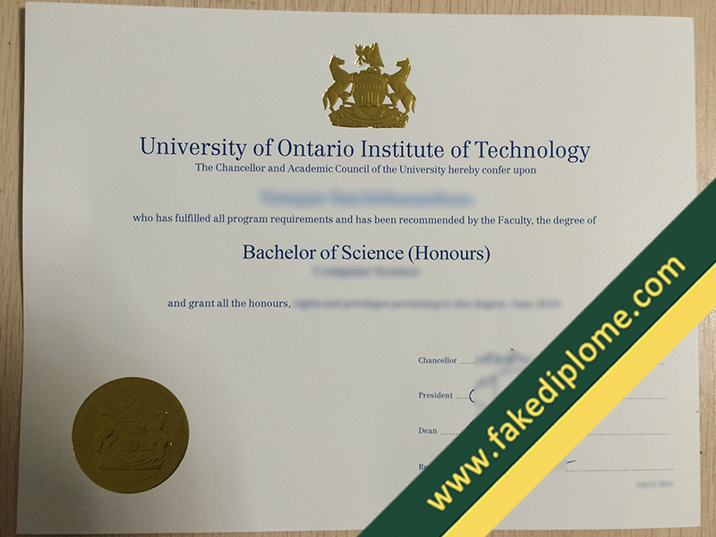 fake UOIT diploma, UOIT fake degree, fake Ontario Tech University certificate