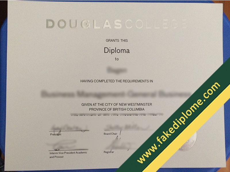 fake Douglas College diploma, Douglas College fake degree, fake Douglas College certificate