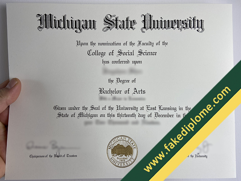 fake Michigan State University diploma, Michigan State University fake degree, fake Michigan State University certificate