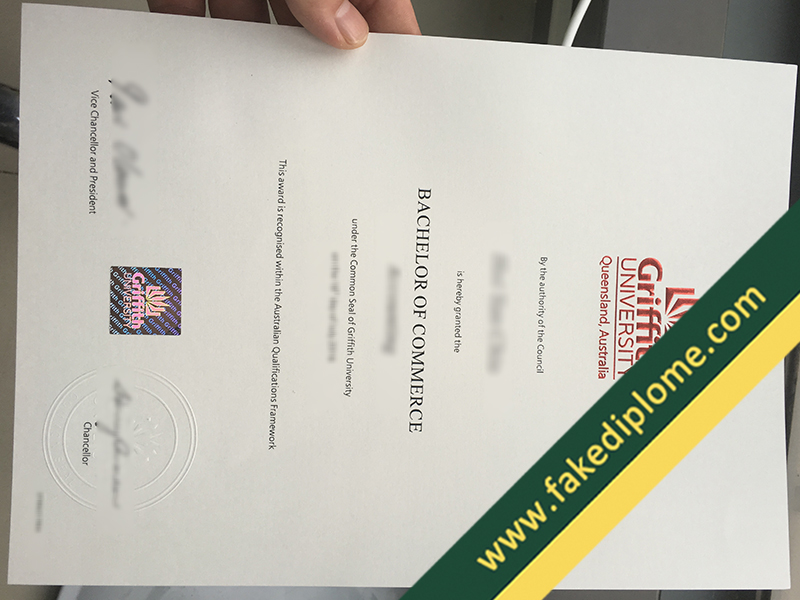 fake Griffith University diploma, Griffith University fake degree, fake Griffith University certificate