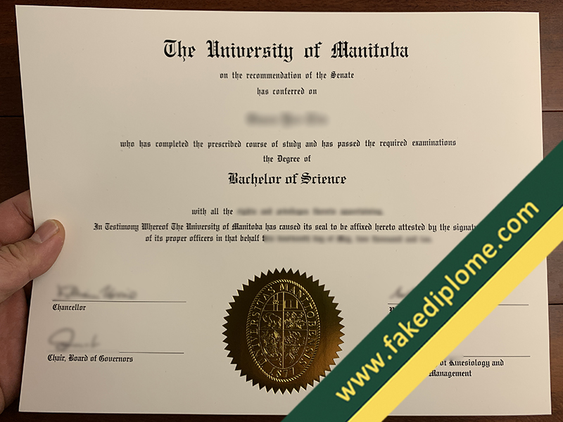 C800F2 20 How Long to Get a University of Manitoba Fake Degree?