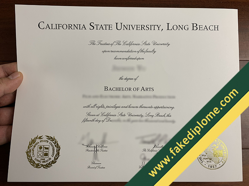 fake CSULB diploma, fake CSULB degree, CSULB fake certificate