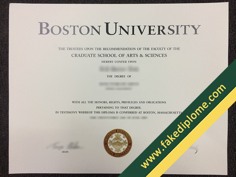 fake Boston University diploma, Boston University fake degree, fake Boston University certificate