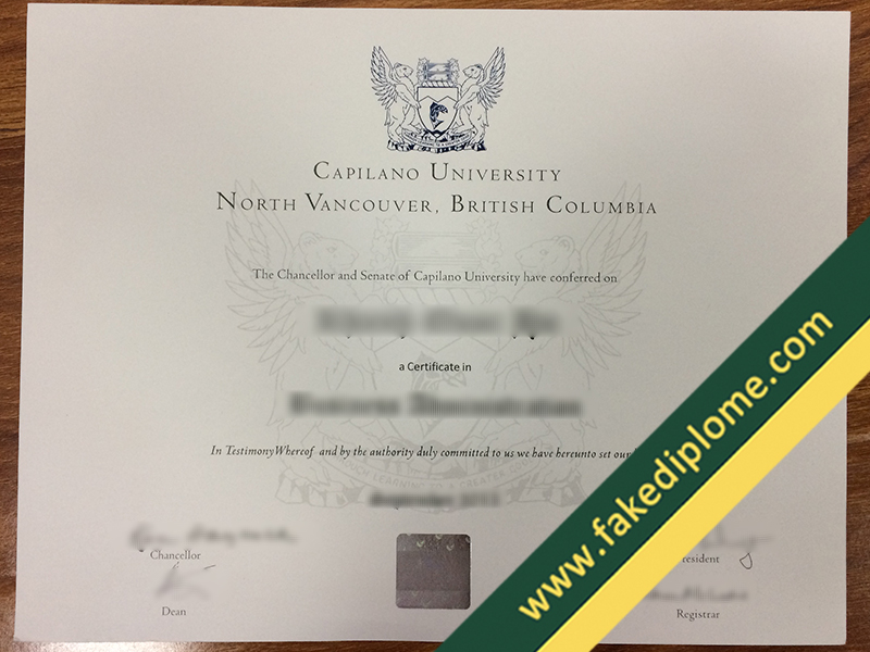 fake Capilano University diploma, Capilano University fake degree, fake Capilano University certificate
