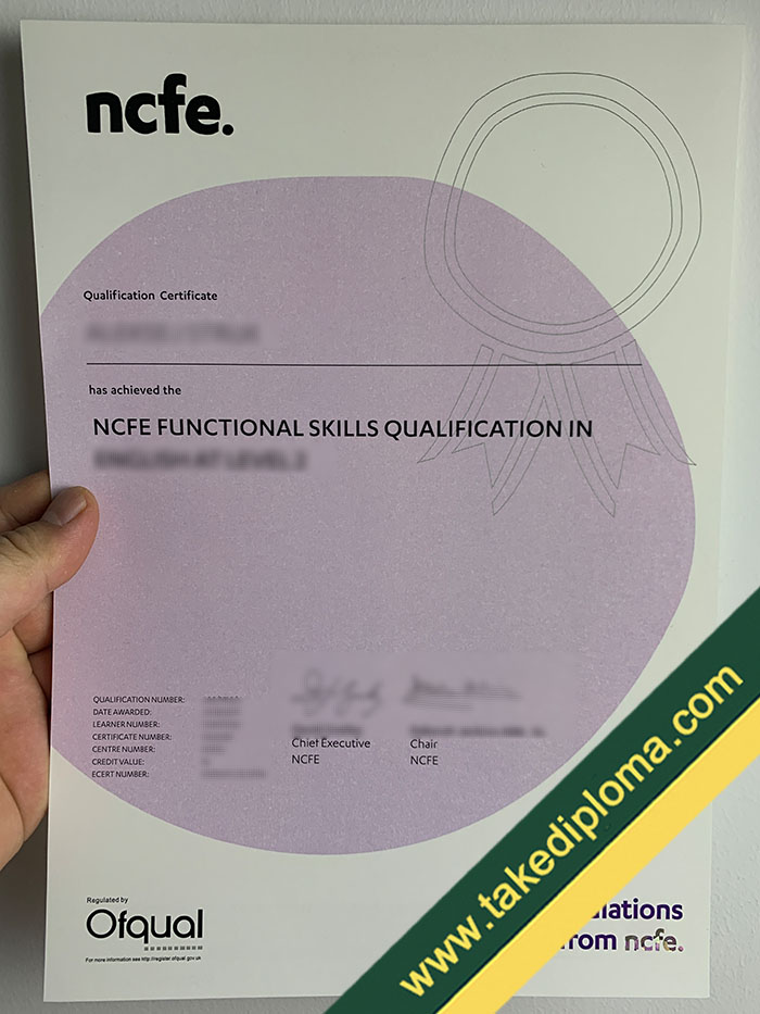 NCFE fake diploma How Safety to Buy NCFE Fake Certificate?