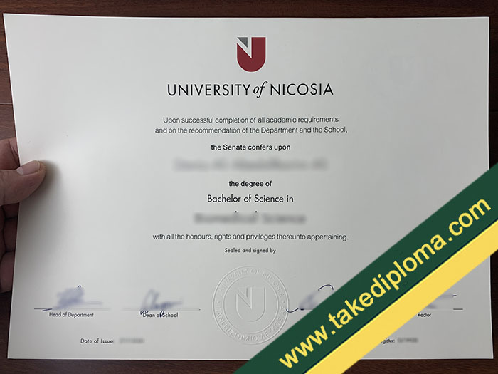 University of Nicosia fake diploma, University of Nicosia fake degree, fake University of Nicosia certificate