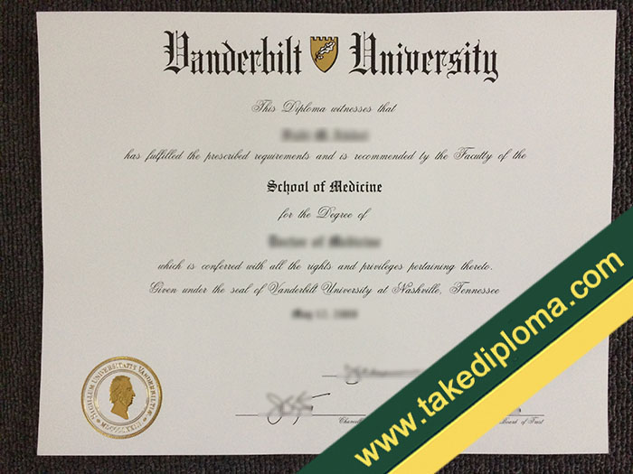 fake Vanderbilt University diploma, Vanderbilt University fake degree, fake Vanderbilt University certificate