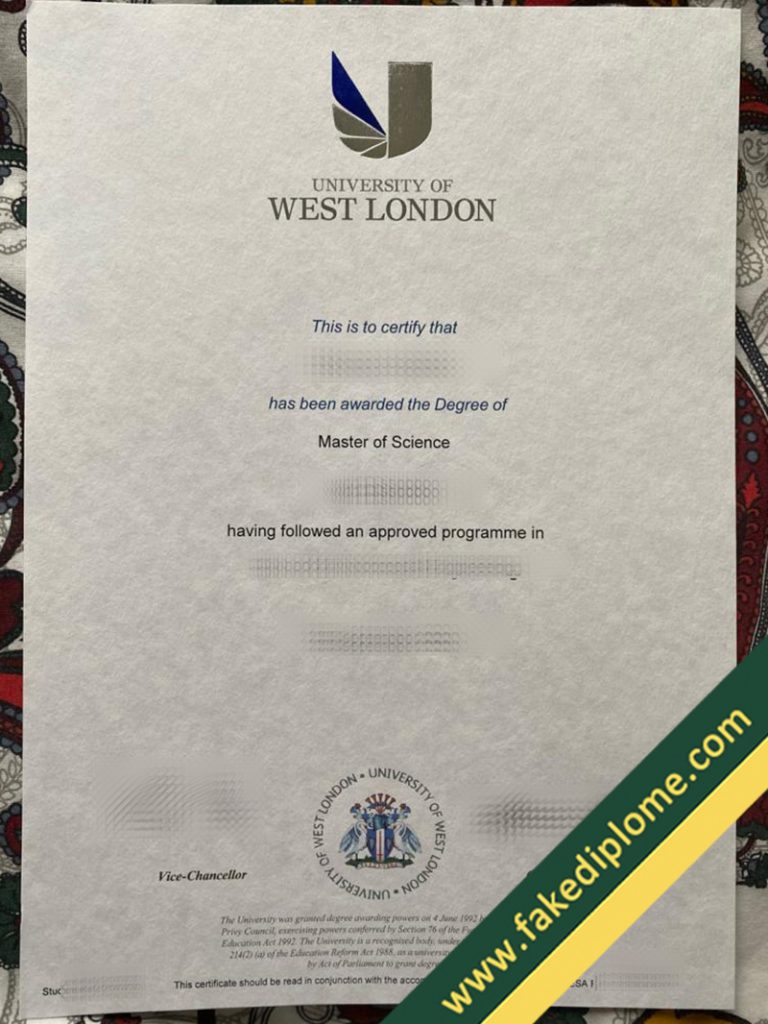 C800F 768x1024 Where to Order University of West London Fake Degree Certificate