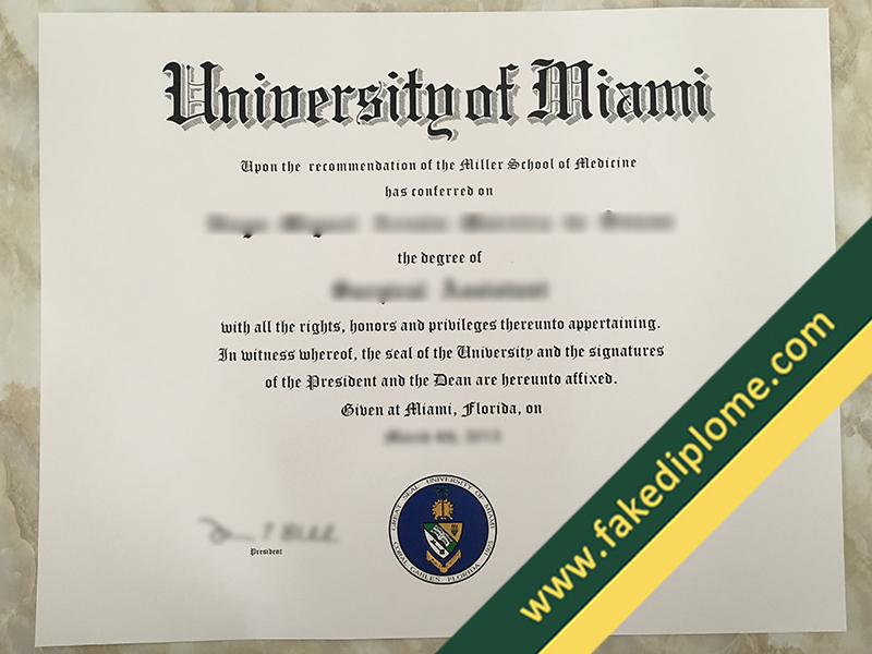 fake University of Miami diploma, University of Miami fake degree, University of Miami fake certificate