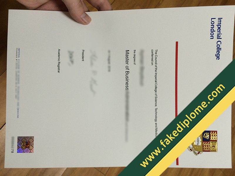 faek Imperial College diploma, Imperial College fake degree, Imperial College fake certificate