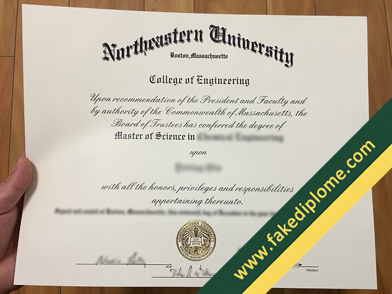 fake Northeastern University diploma, Northeastern University fake degree, Northeastern University fake certificate