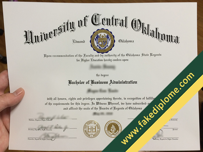 University of Central Oklahoma fake diploma, University of Central Oklahoma fake degree, University of Central Oklahoma fake certificate