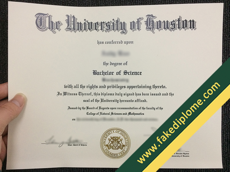 fake University of Houston diploma, University of Houston fake degree, University of Houston fake certificate