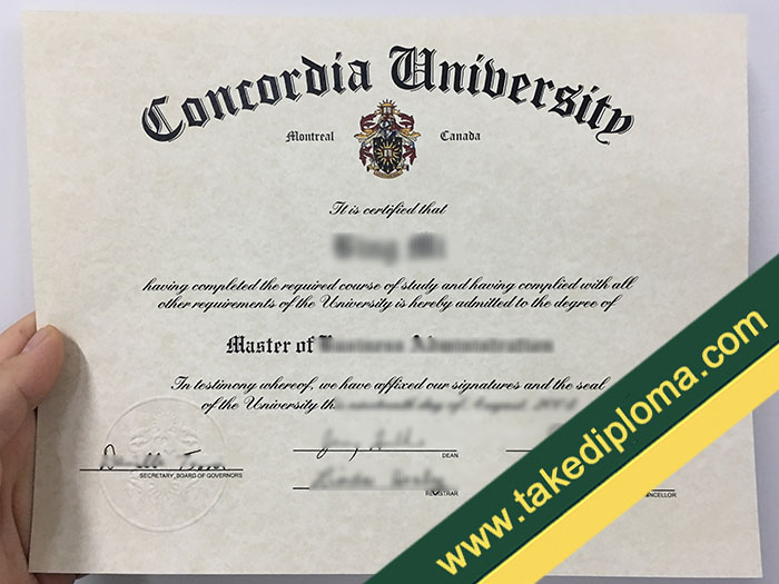 fake Concordia University diploma, Concordia University fake degree, Concordia University fake certificate