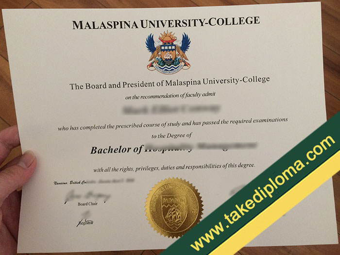 Malaspina University College fake diploma, Malaspina University College fake degree, fake Malaspina University College certificate