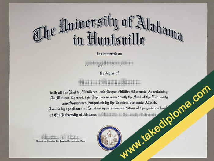 fake University of Alabama in Huntsville diploma, University of Alabama in Huntsville fake degree, University of Alabama in Huntsville fake certificate