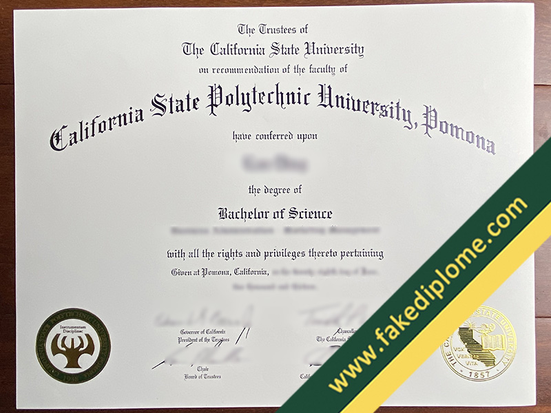 fake Cal Poly Pomona diploma, Cal Poly Pomona fake degree, Cal Poly Pomona fake certificate