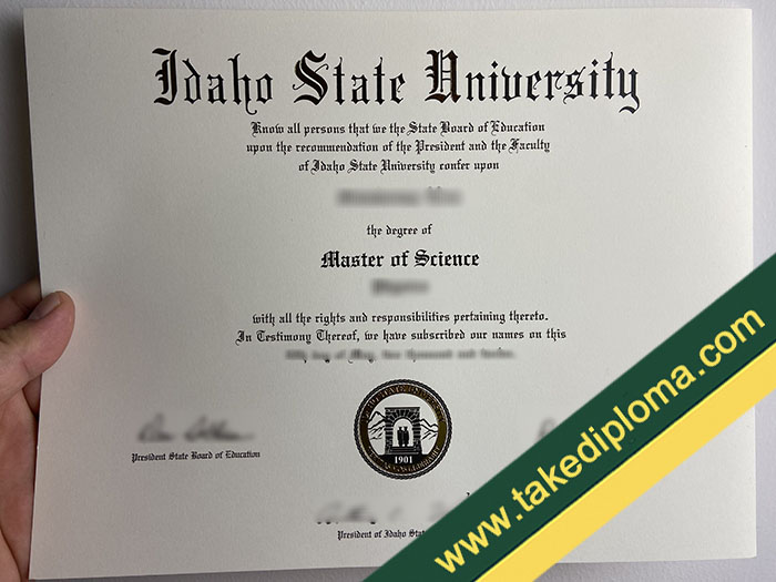 fake Idaho State University diploma, Idaho State University fake degree, Idaho State University fake certificate