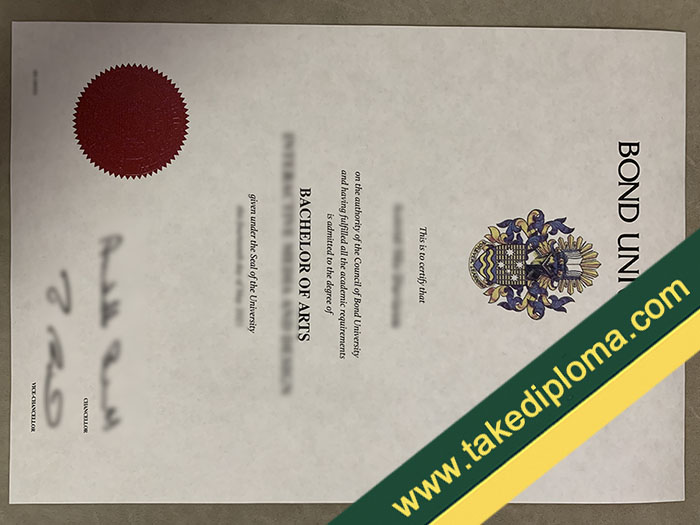Bond University fake diploma, Bond University fake degree, Bond University fake certificate