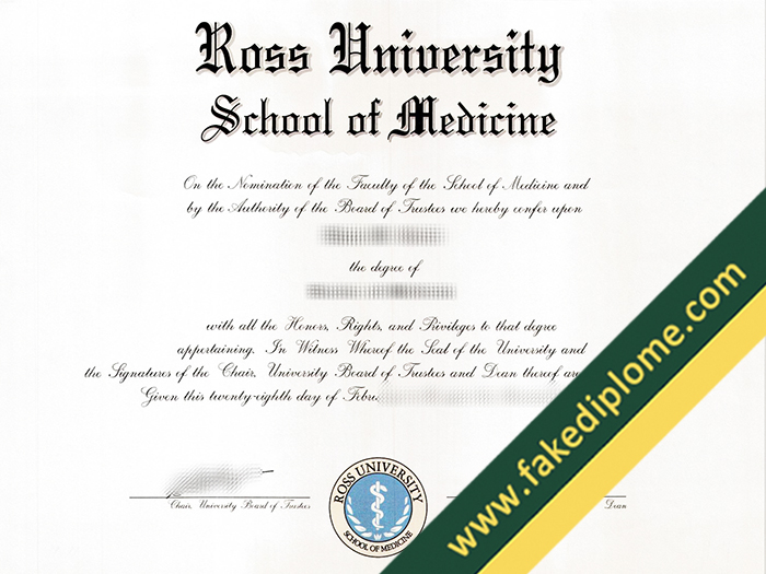 Ross University fake diploma, Ross University fake degree, Ross University fake certificate