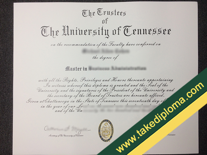 University of Tennessee fake diploma, University of Tennessee fake degree, University of Tennessee fake certificate