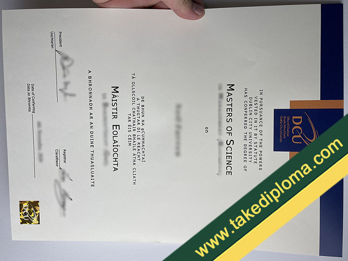 Dublin City University fake diploma, Dublin City University fake degree