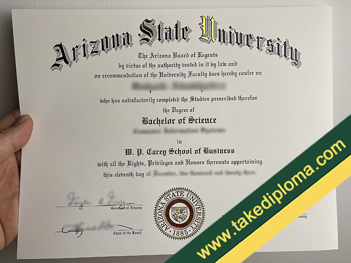 Arizona State University fake diploma, Arizona State University fake degree, Arizona State University fake certificate