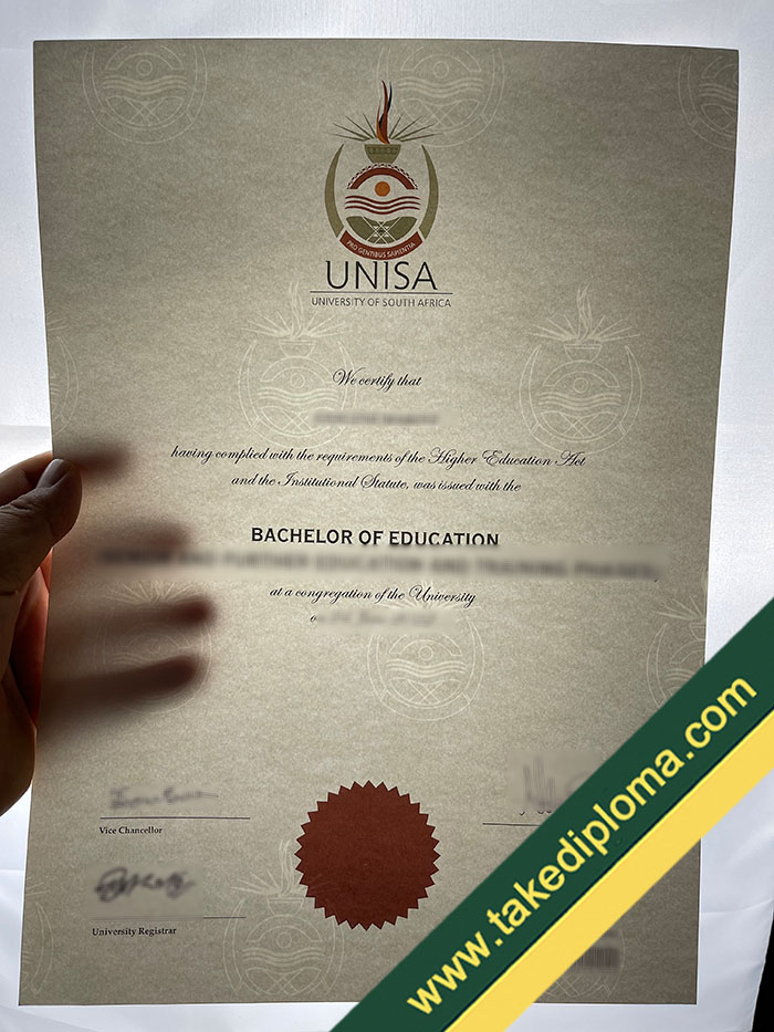 University of South Africa fake diploma 1 How to Buy University of South Africa (UNISA) Diploma with Watermark