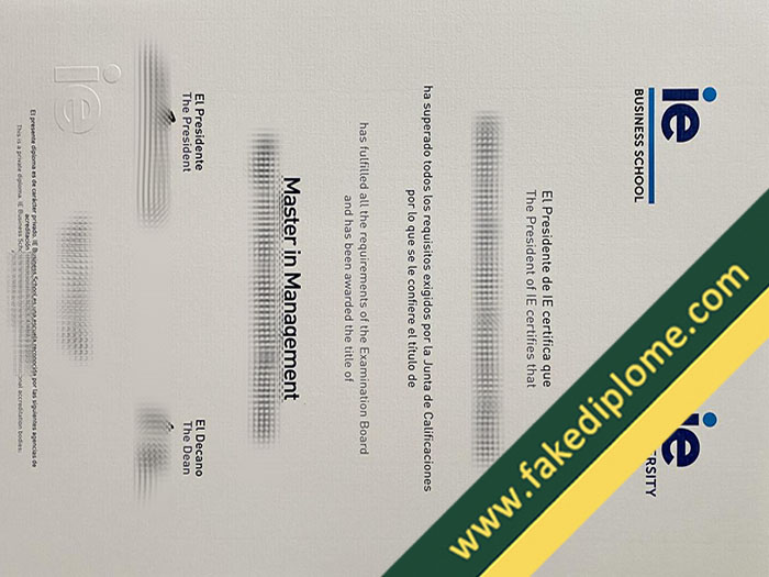 IE Business School fake diploma, IE Business School fake degree, fake IE Business School certificate