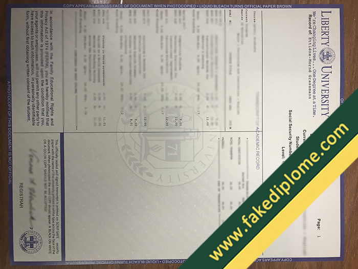 Liberty University fake diploma, fake Liberty University degree, fake Liberty University certificate, fake Liberty University transcript