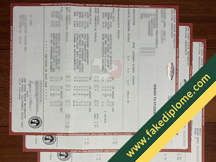 SDSU fake diploma, fake SDSU dergee, fake SDSU transcript