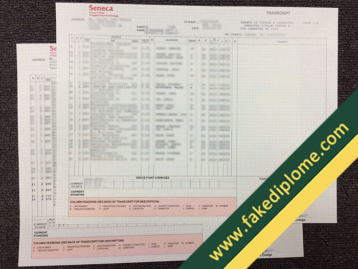 Seneca College fake transcript, fake Seneca College diploma, fake Seneca College degree, fake Seneca College certificate