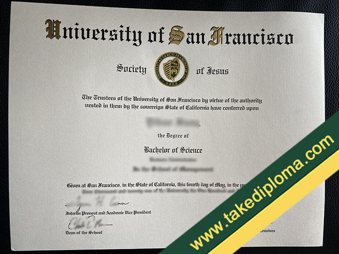 University of San Francisco fake diploma, fake University of San Francisco degree, fake University of San Francisco certificate