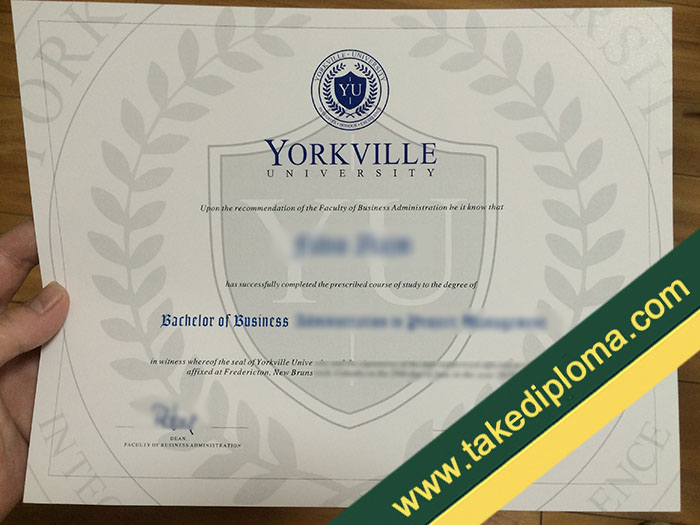 Yorkville University fake diploma, fake Yorkville University degree, fake Yorkville University certificate