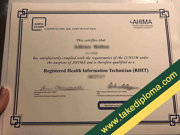 AHIMA CDIP fake diploma, fake AHIMA CDIP certificate, buy fake degree