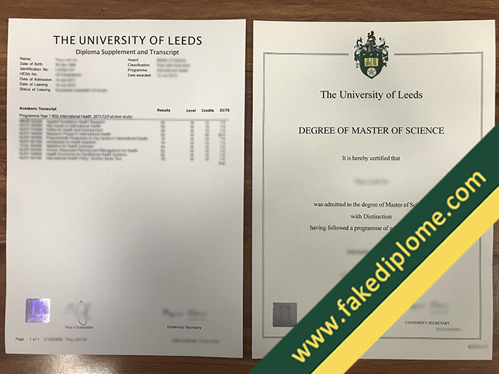 University of Leeds fake diploma, fake University of Leeds degree, fake University of Leeds transcript