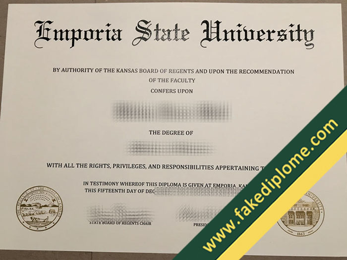 fake Emporia State University diploma, fake Emporia State University degree, fake Emporia State University certificate