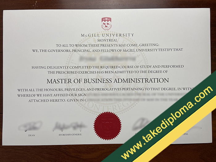 fake McGill University diploma, fake McGill University degree, fake McGill University certificate