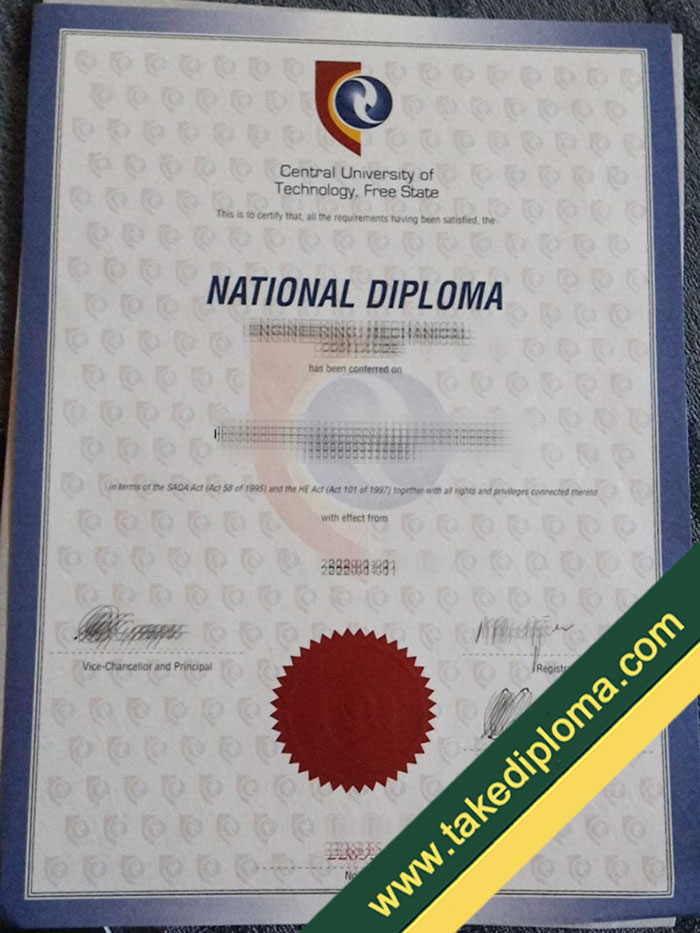Central University of Technology diploma Where to Buy Central University of Technology Fake Diploma in South Africa?