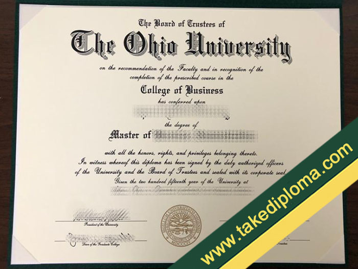 fake Ohio University diploma, fake Ohio University degree, fake Ohio University certificate
