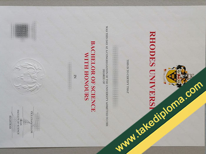 fake Rhodes University diploma, fake Rhodes University degree, fake Rhodes University certificate