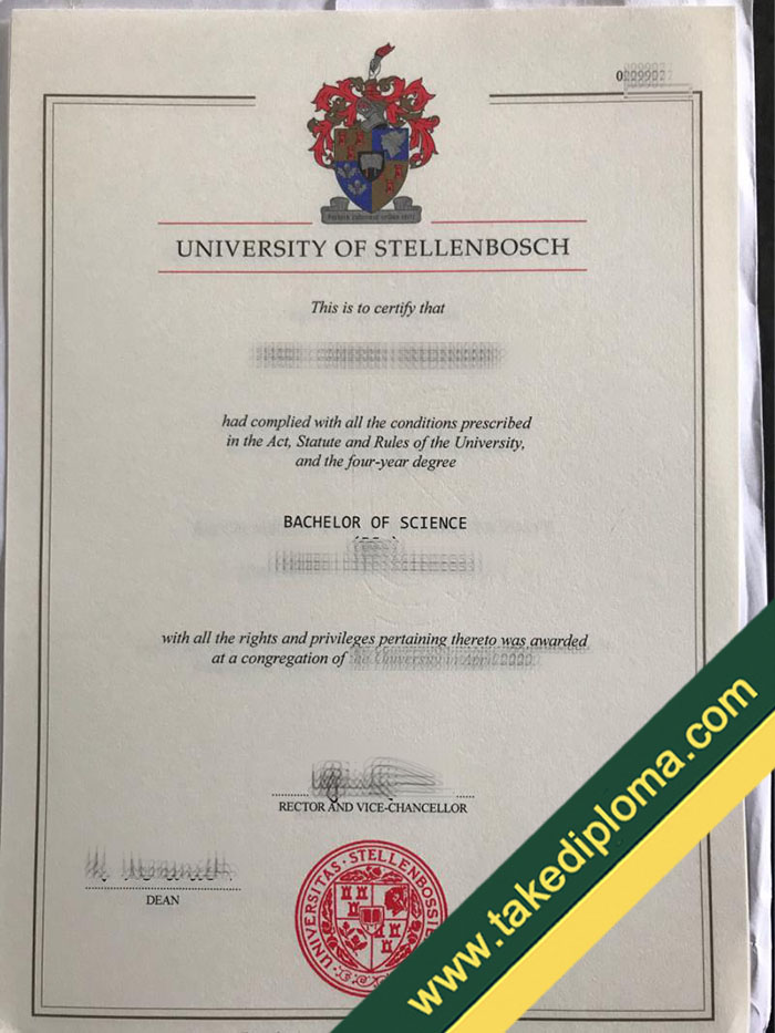 Stellenbosch University diploma Where Fast to Buy Stellenbosch University Fake Degree Certificate?